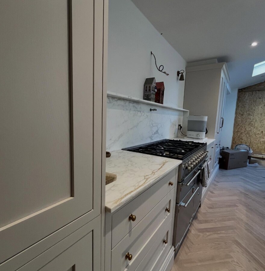 Kitchen worktop and finish detail